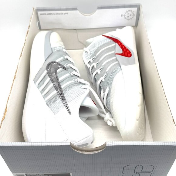 Nike Womens Sabrina 3 Me vs. Me White Silver Sz 9 New Basketball IQ5085-102 - Picture 9 of 11